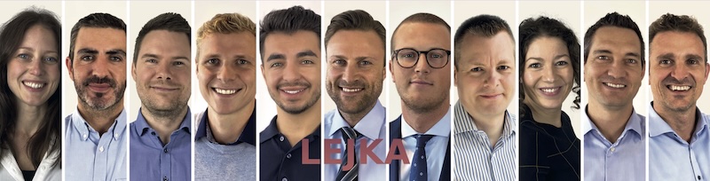 Medarbejdere hos LEJKA teamet, som er klar til at hjælpe dig